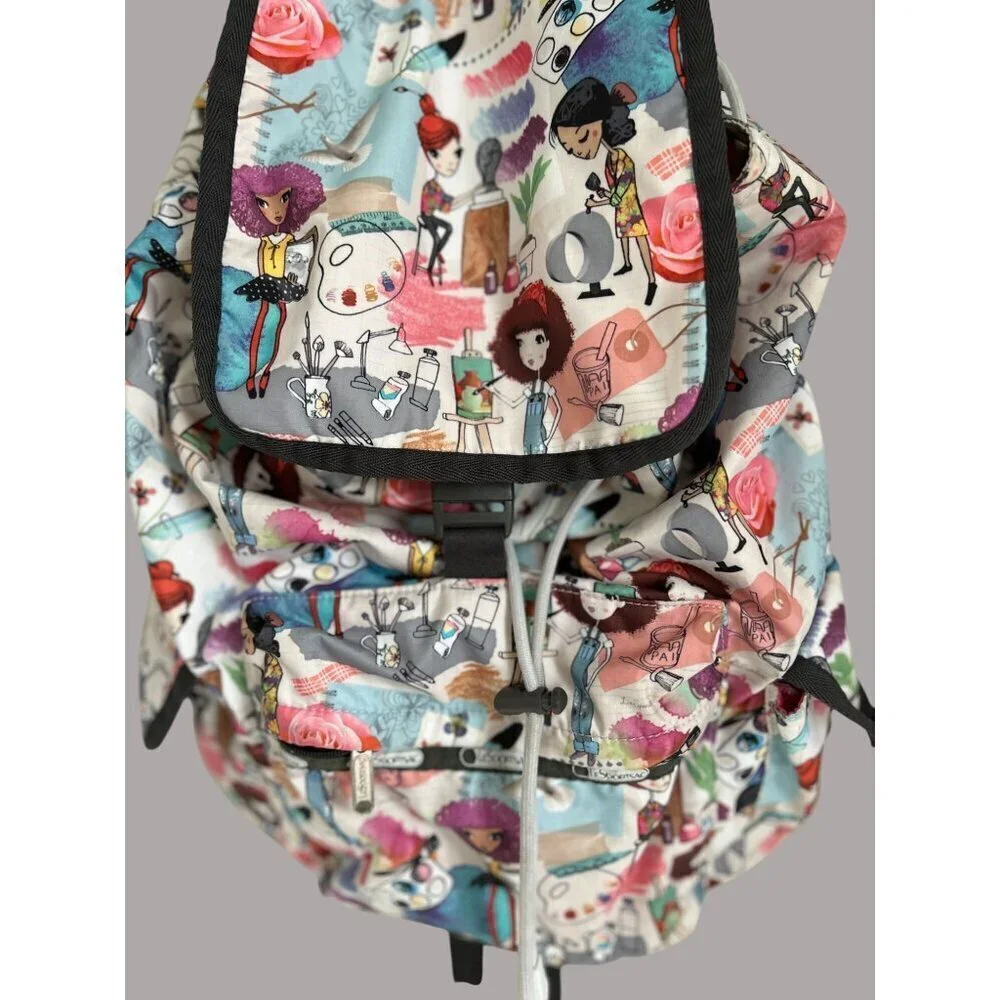 Moomin LeSportsac Backpack Large Print All Over